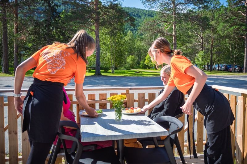 Arctic Circle Camping Krokstrand restaurant