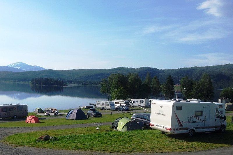 Aspnes Camping Mosjoen ligging