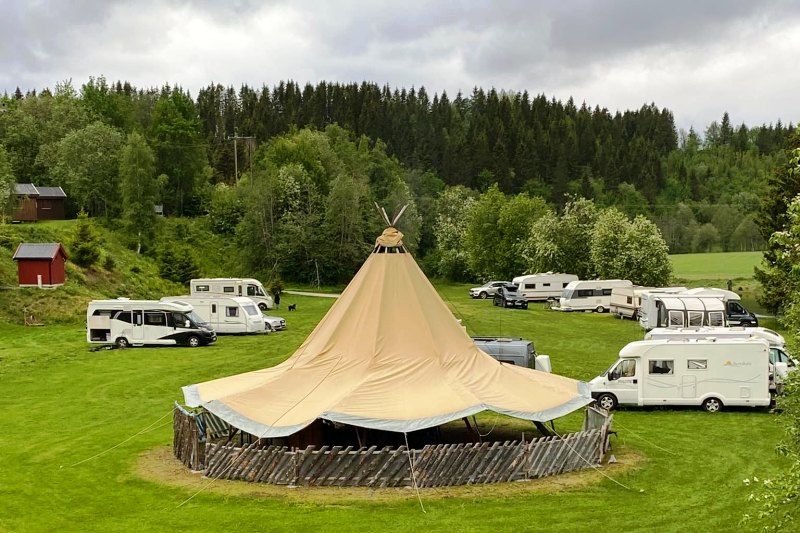 Bjora Camping Overhalla lavvo