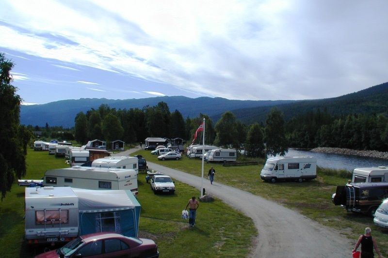 Camp Uvdal kamperen direct aan de rivier