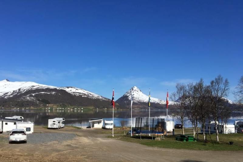 Fjordbotn Camping Kampeerplaatsen