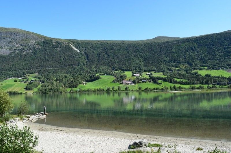 Geweldig uitzicht vanaf Gjeilo Camping