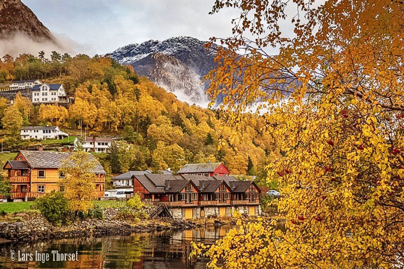 Kjaertveit Camping Eidfjord uitzicht