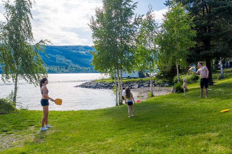 Lyngstrand Camping Randsfjord kinderen spelen