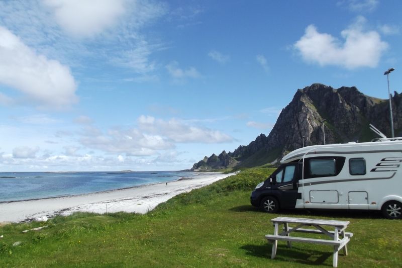 Midnattsol Camping Bleik Kampeerplaatsen