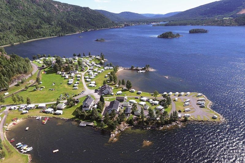 Neset Camping Setesdal ligging