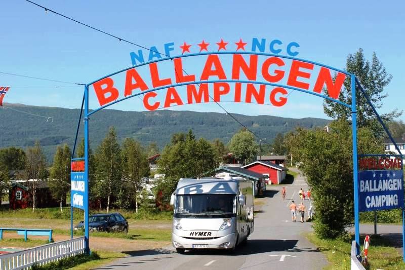 PlusCamp Ballangen Camping entree