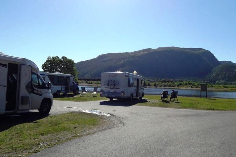 Namsos Camping Kamperen aan het water