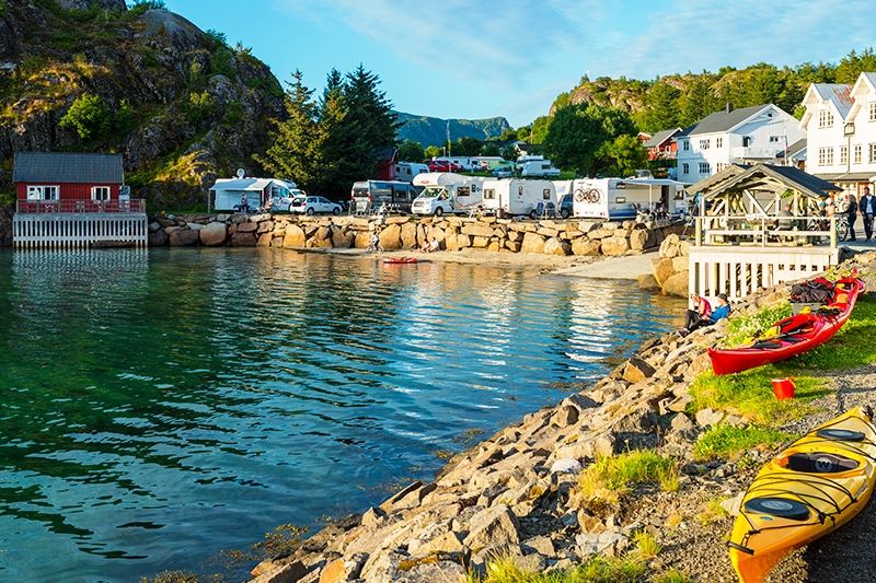 Sandvika Fjord og Sjohus Camping Kanovaren