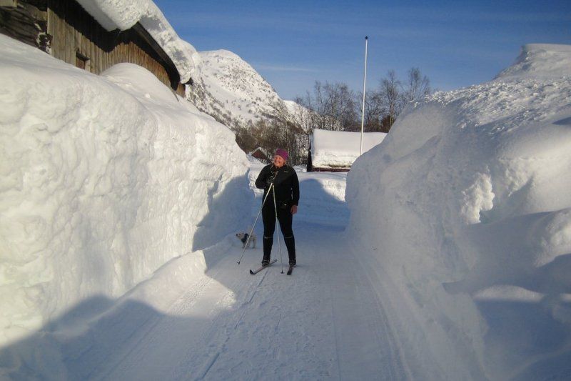 Wintersport op Seim Camping Roldal