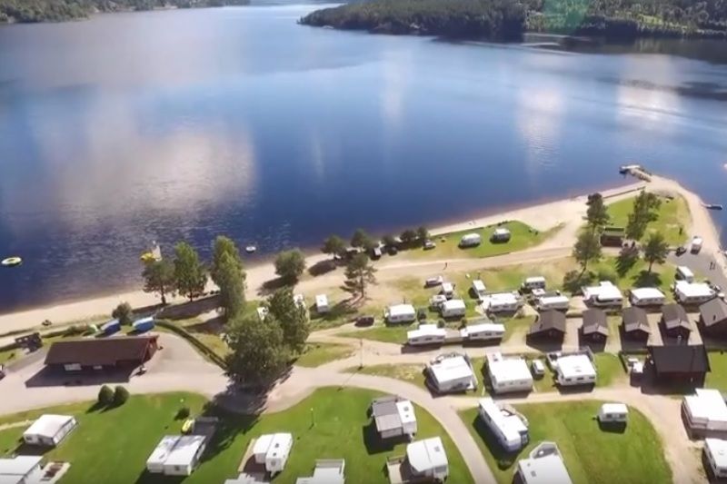 Seljord Camping Luchtfoto