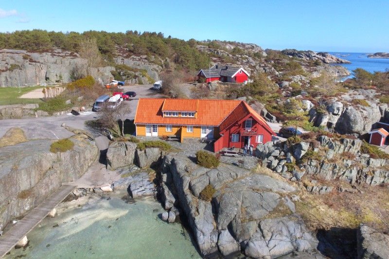 Skottevik Feriesenter ligging aan zee