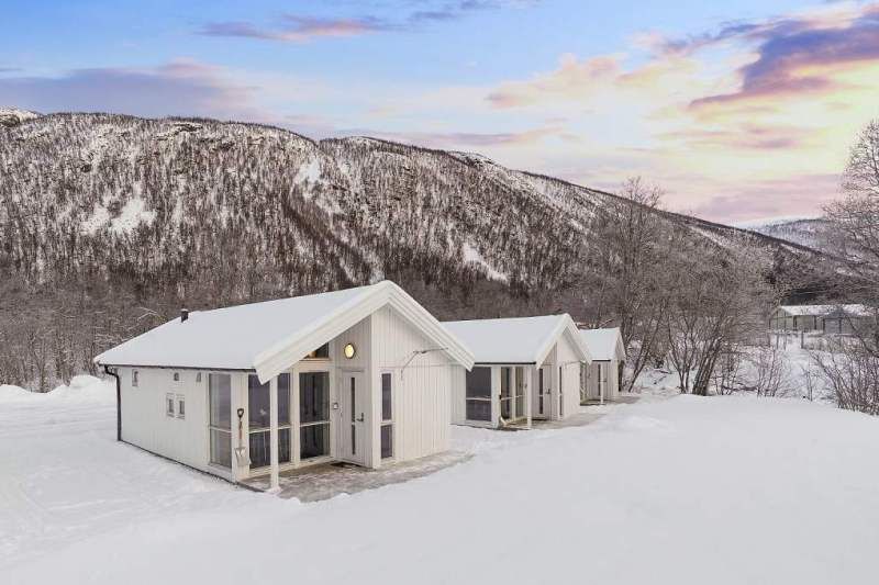 Tromso Lodge og Camping wintersport hytter